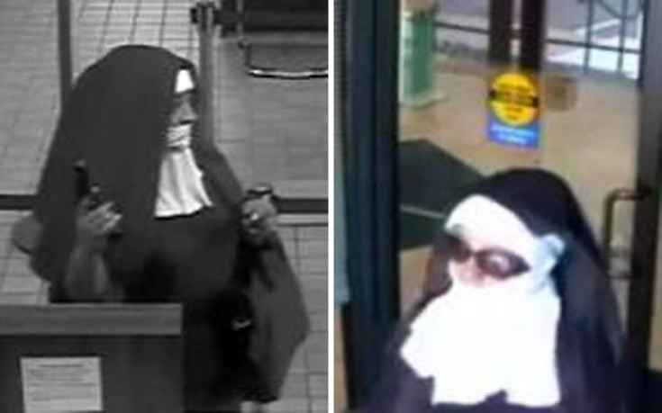 ΗΠΑ: Αθεόφοβες ντύθηκαν καλόγριες για να ληστέψουν τράπεζα